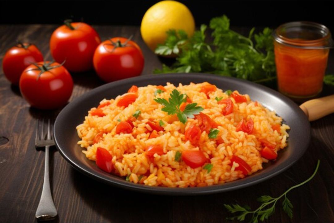 Method of making Tomato Rice Recipe